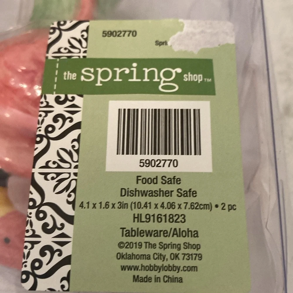 Hobby Lobby 2019 Flamingo Shakers